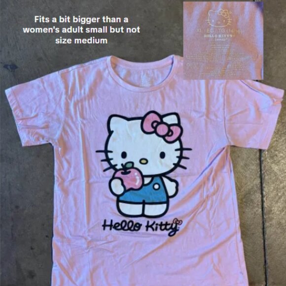 Sanrio and Cartoon Character T-Shirt Lot - Hello Kitty, Bluey, Minions - Picture 6 of 9